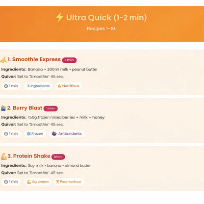 E-BOOK: NutriChef Fast Recipes